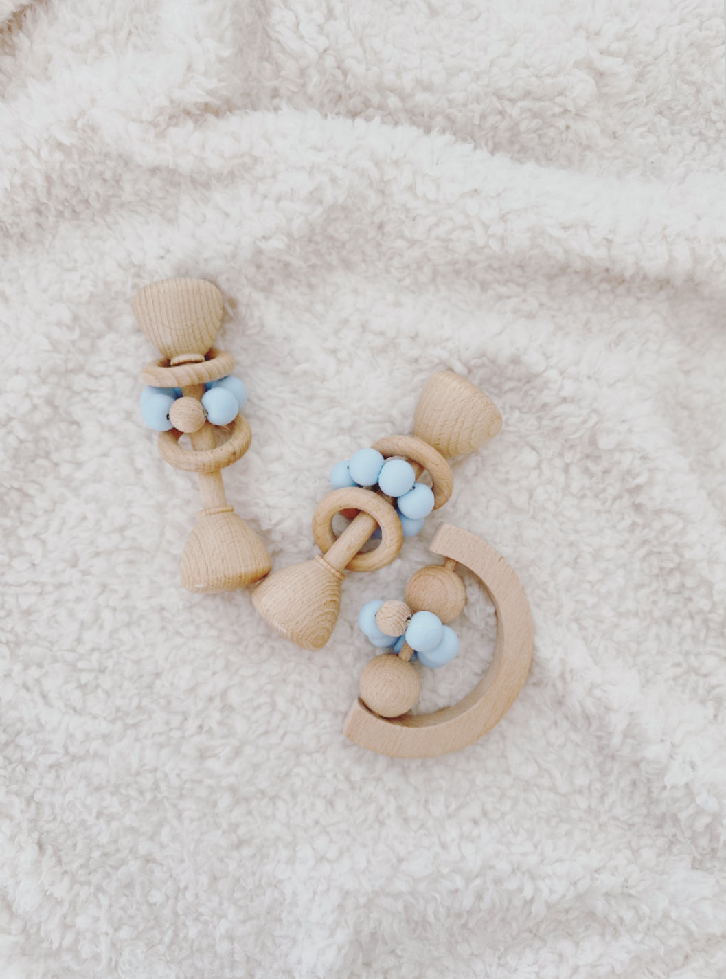 Wooden Arch Rattle | Sky