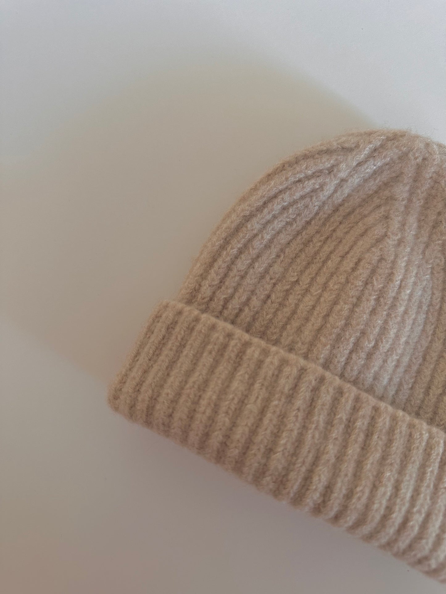 Merino Wool Baby Hat. Oat.